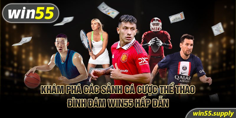 Khám phá các sảnh cá cược thể thao đình đám Win55 hấp dẫn